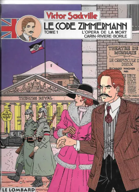 Couverture de l'album Victor Sackville Tome 1 Le code Zimmermann - L'opéra de la mort