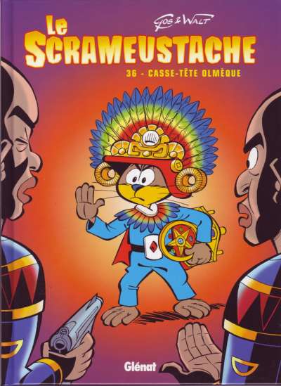 Couverture de l'album Le Scrameustache Tome 36 Casse-tête olmèque