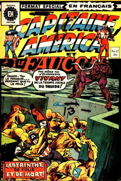 Capitaine America Tome 47 Le labyrinthe de la folie !
