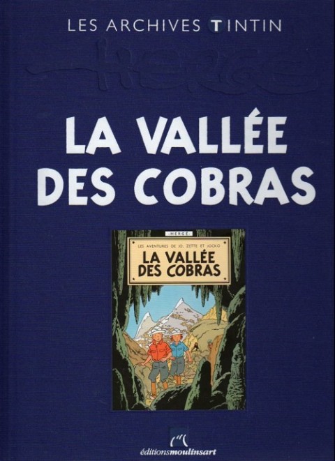 Couverture de l'album Les archives Tintin Tome 29 La Vallée des Cobras