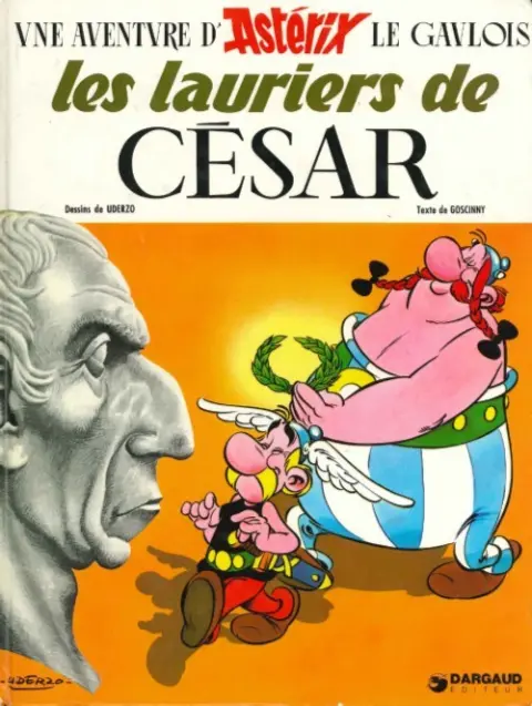 Couverture de l'album Astérix Tome 18 Les lauriers de César