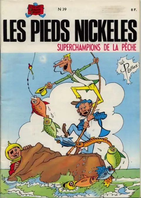 Couverture de l'album Les Pieds Nickelés Tome 39 Les Pieds Nickelés superchampions de la pêche