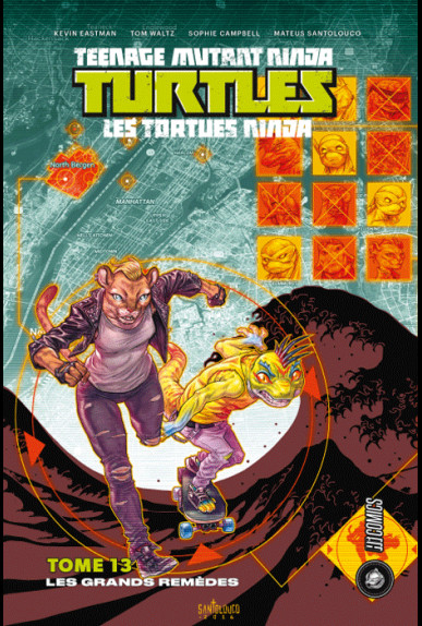 Couverture de l'album Teenage Mutant Ninja Turtles - Les Tortues Ninja Tome 13 Les grands remèdes