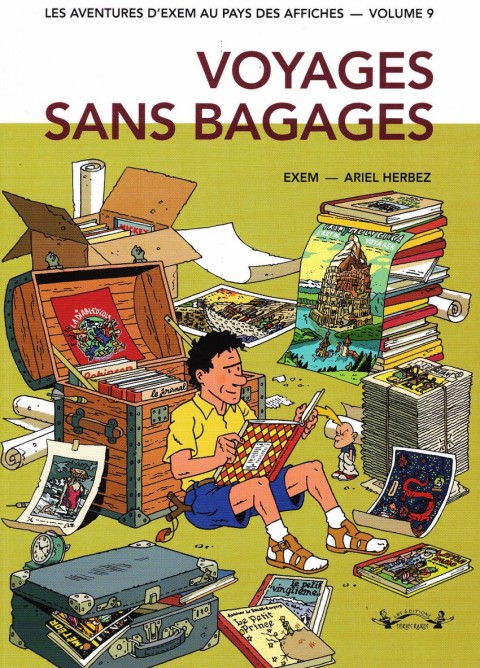Couverture de l'album Les aventures d'Exem au pays des affiches Volume 9 Voyages sans bagages