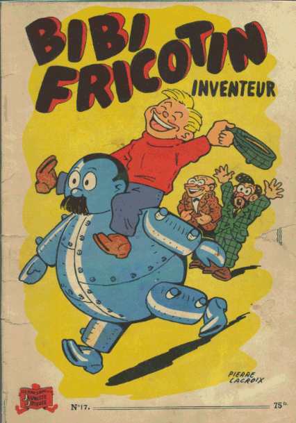 Couverture de l'album Bibi Fricotin 2e Série - Societé Parisienne d'Edition Tome 17 Bibi Fricotin inventeur