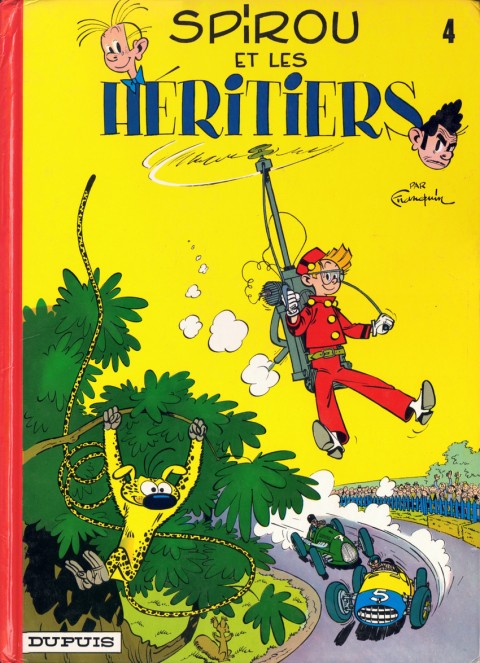 Couverture de l'album Spirou et Fantasio Tome 4 Spirou et les héritiers