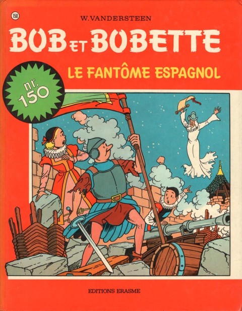 Couverture de l'album Bob et Bobette Tome 150 le fantôme espagnol