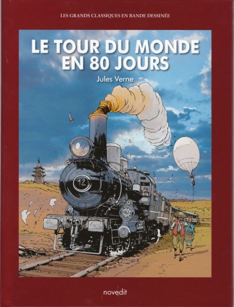 Couverture de l'album Les Grands Classiques en bande dessinée Le Tour du monde en 80 jours