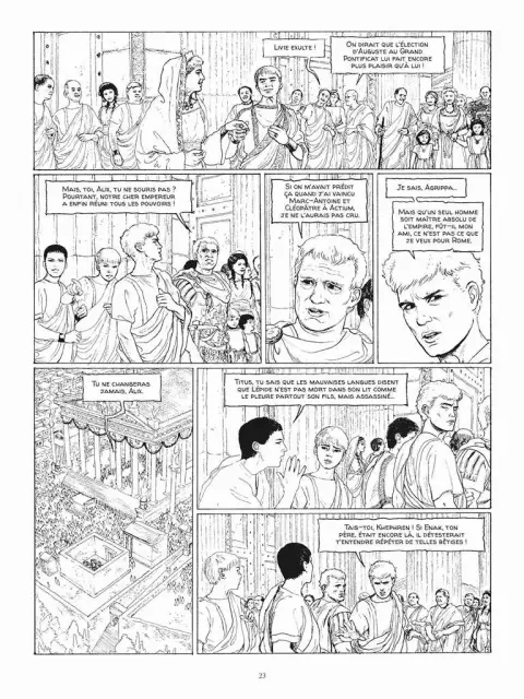 Planche de l'album Alix Senator Le cycle des rapaces