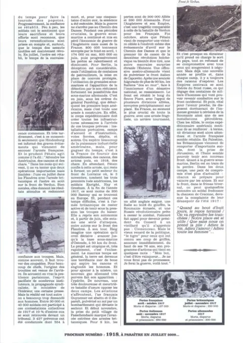 Verso de l'album Putain de guerre ! Tome 4 1917