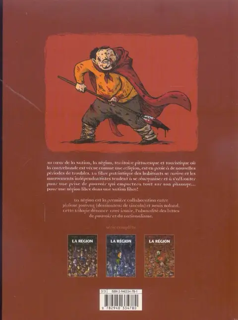 Verso de l'album La Région Tome 3 La guerre du grand mont