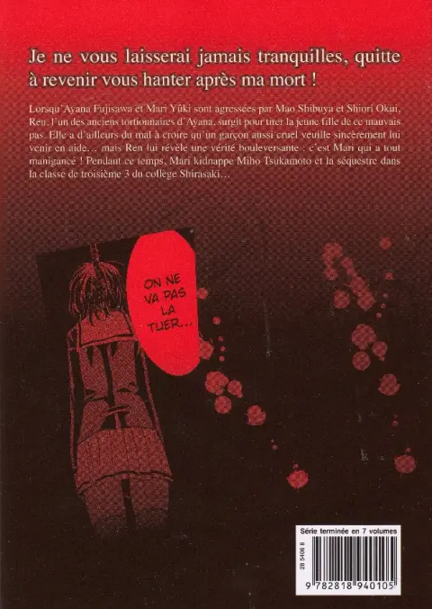 Verso de l'album Revenge Classroom 6
