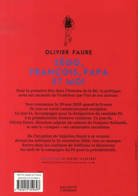 Verso de l'album Ségo, François, papa et moi