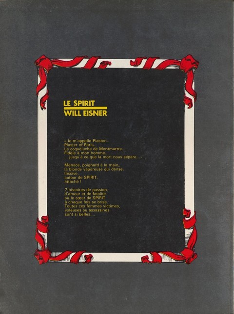 Verso de l'album Le Spirit Rêves de satin