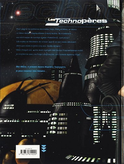 Verso de l'album Les Technopères Tome 3 Planeta Games