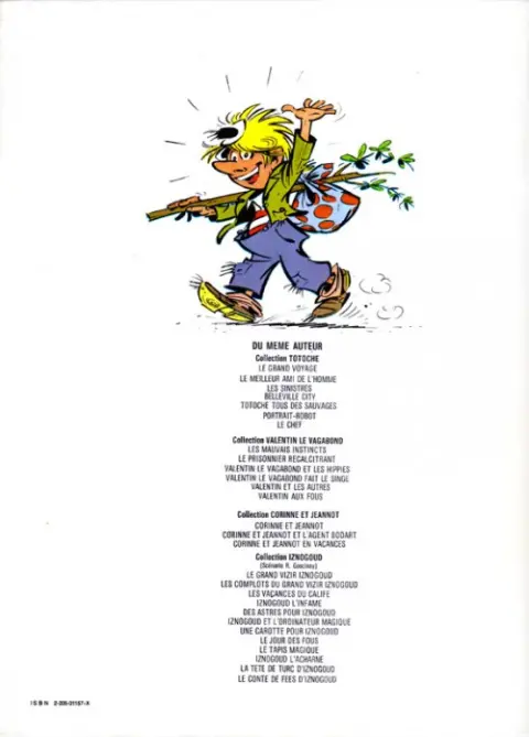 Verso de l'album Valentin le vagabond Tome 7 Aux fous