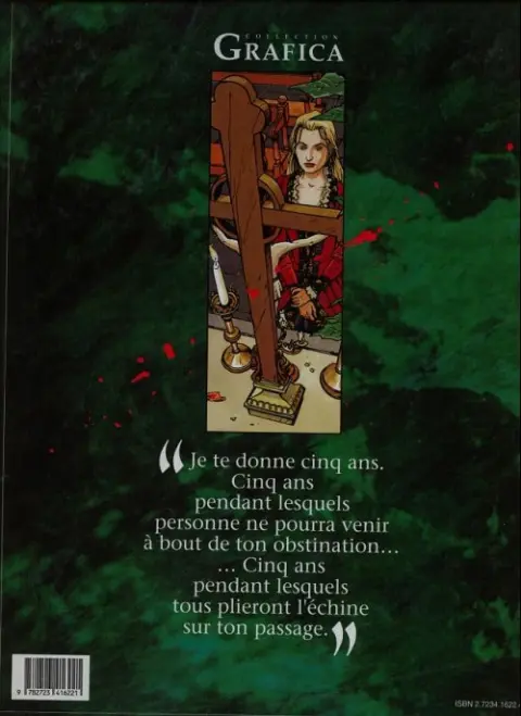Verso de l'album Les Voleurs d'Empires Tome 1