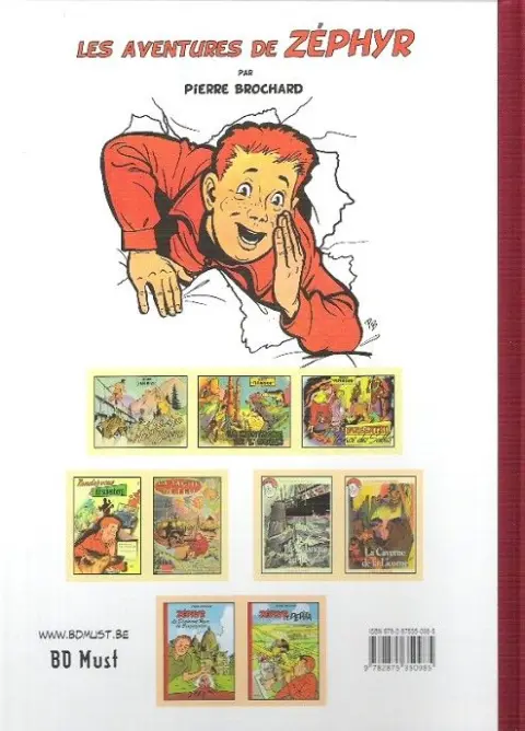 Verso de l'album Zéphyr Tome 16 Zéphyr et Pepita