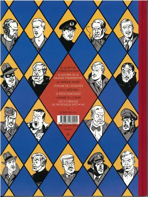 Verso de l'album Blake et Mortimer Tome 1 Le Secret de l'Espadon