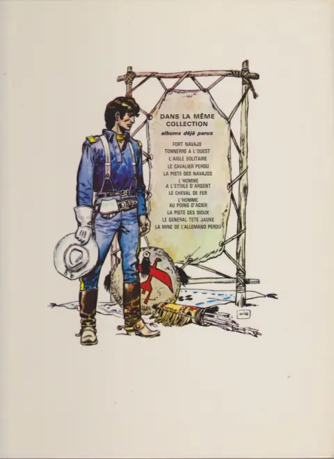 Verso de l'album Blueberry Tome 6 L'homme à l'étoile d'argent