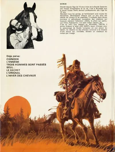 Verso de l'album Buddy Longway Tome 7 L'hiver des chevaux
