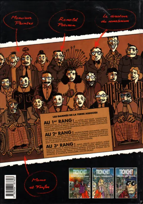 Verso de l'album Les damnés de la terre associés Tome 2 Stars toujours !