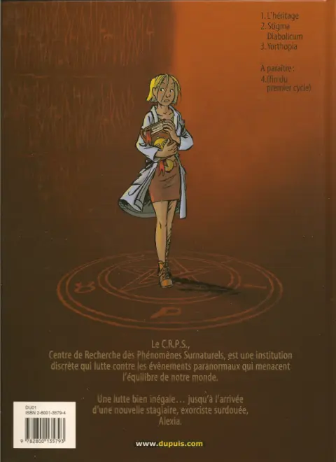 Verso de l'album Les Démons d'Alexia Tome 1 L'Héritage