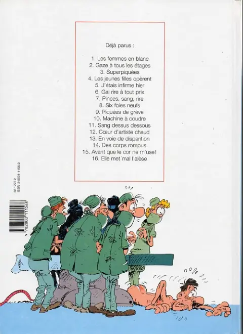 Verso de l'album Les Femmes en Blanc Tome 1
