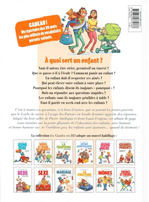 Verso de l'album Le Guide Tome 5 Le guide de survie à l'usage des parents
