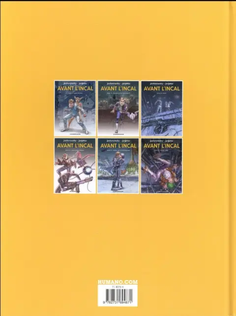 Verso de l'album Avant l'Incal Tome 3 Croot