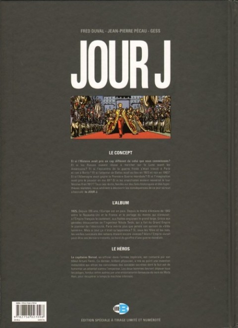 Verso de l'album Jour J Tome 7 Vive l'Empereur !