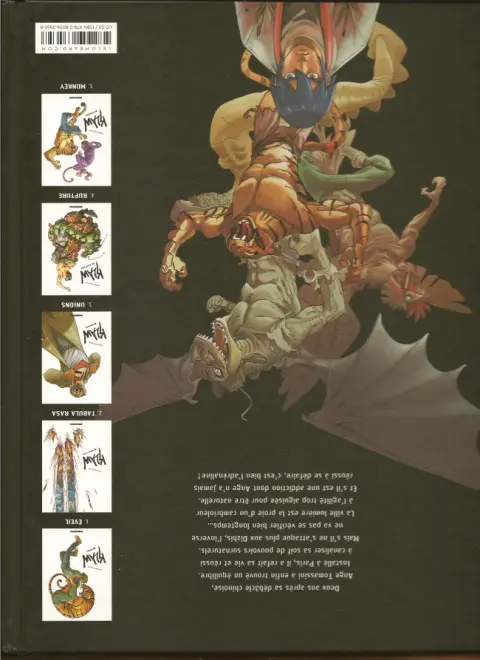 Verso de l'album Klaw Tome 5 Monkey