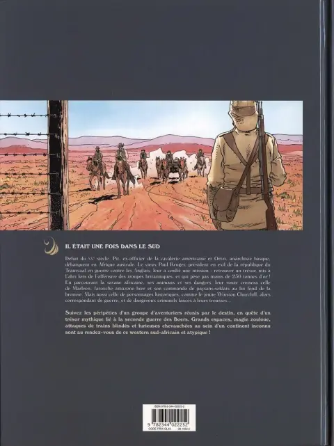 Verso de l'album Les Aventuriers du Transvaal 1 L'or de Kruger