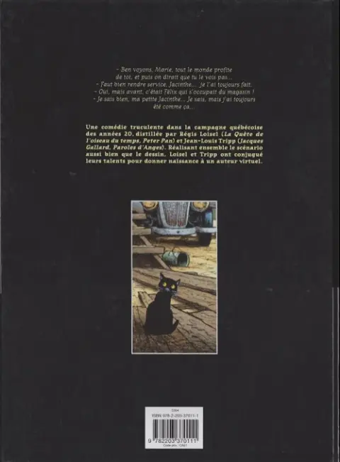 Verso de l'album Magasin général Tome 1 Marie