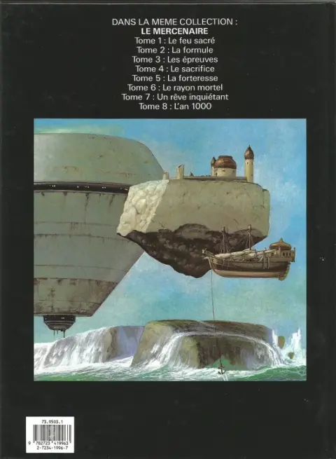 Verso de l'album Le Mercenaire Tome 7 Un rêve inquiétant