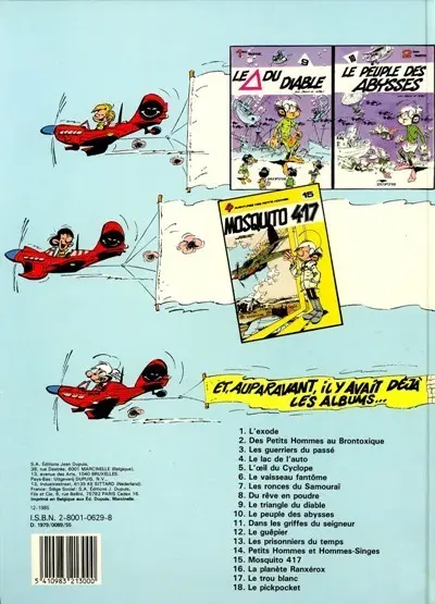 Verso de l'album Les Petits hommes Tome 9 Le triangle du diable