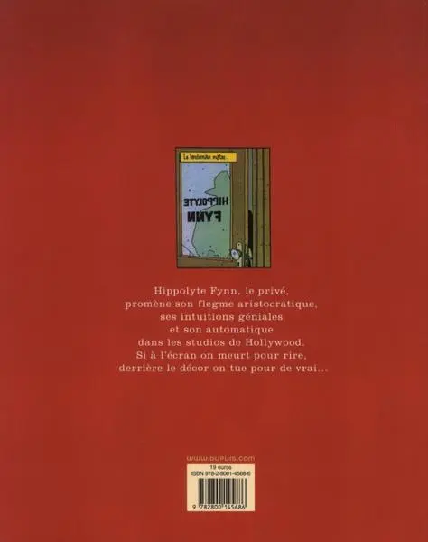 Verso de l'album Le Privé d'Hollywood Intégrale