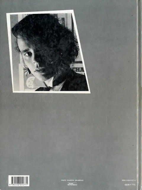 Verso de l'album Sueurs d'homme
