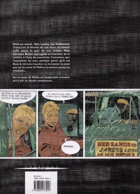 Verso de l'album Sur la route de Selma