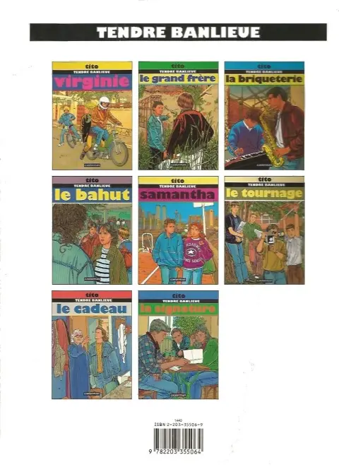 Verso de l'album Tendre banlieue Tome 7 Le cadeau