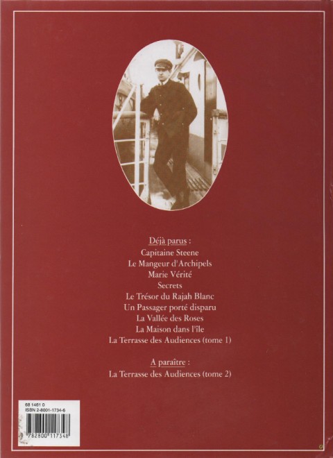 Verso de l'album Théodore Poussin Tome 1 Capitaine Steene