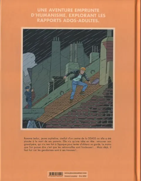 Verso de l'album Les Tribulations de Roxane Tome 1 La Traque