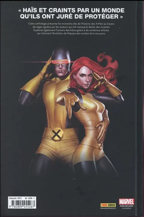 Verso de l'album X-Men - Nous sommes les X-Men Nous sommes les X-Men