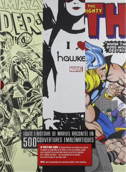 Verso de l'album 75 ans d'art et de couvertures