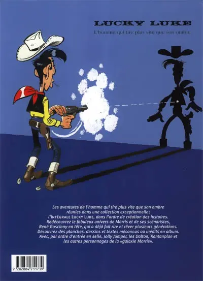 Verso de l'album Lucky Luke (2002) L'Integrale 15