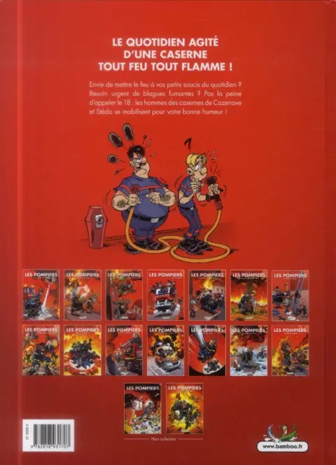 Verso de l'album Les Pompiers Tome 14 Flammes and Co