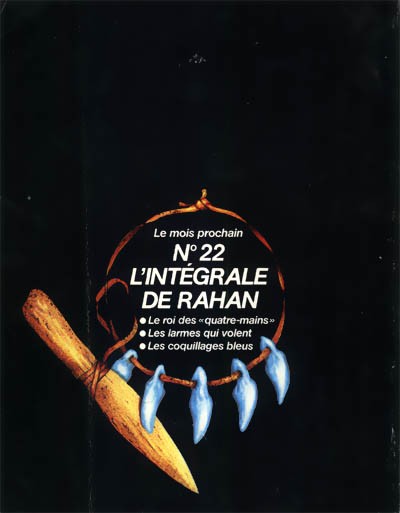 Verso de l'album L'Intégrale de Rahan N° 21