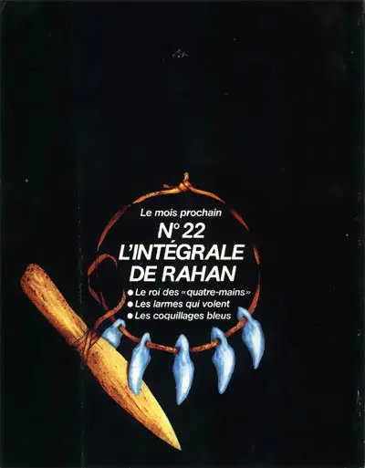 Verso de l'album L'Intégrale de Rahan N° 21