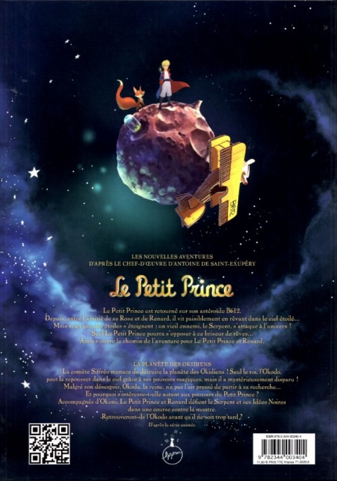 Verso de l'album Le Petit Prince - Les Nouvelles Aventures Tome 21 La Planète des Okidiens