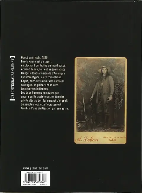 Verso de l'album Black Hills 1890